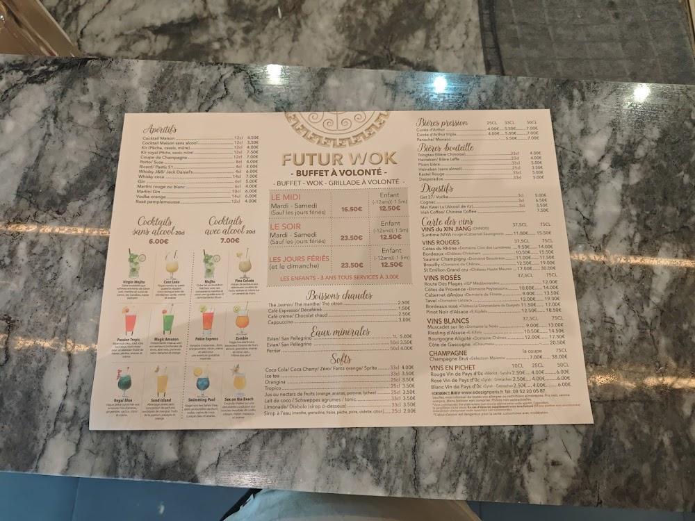 Futur Wok - Menu Image 1